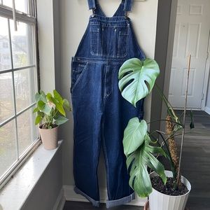 Dark Wash Overalls